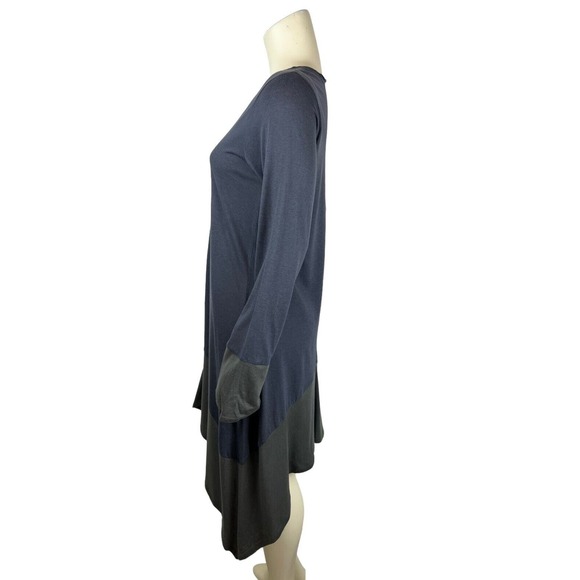 Pete and Greta Johnny Was Tunic Size M Long Sleeve Sharkbite Hem Lagenlook - Picture 3 of 12